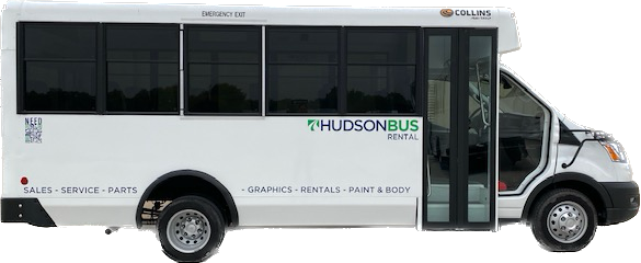 One of Hudson Bus Sales Rental Buses